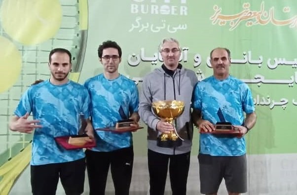 قهرمانی تیم رادیولوژی آذرمهر در سومین دوره لیگ تنیس آذربایجان شرقی