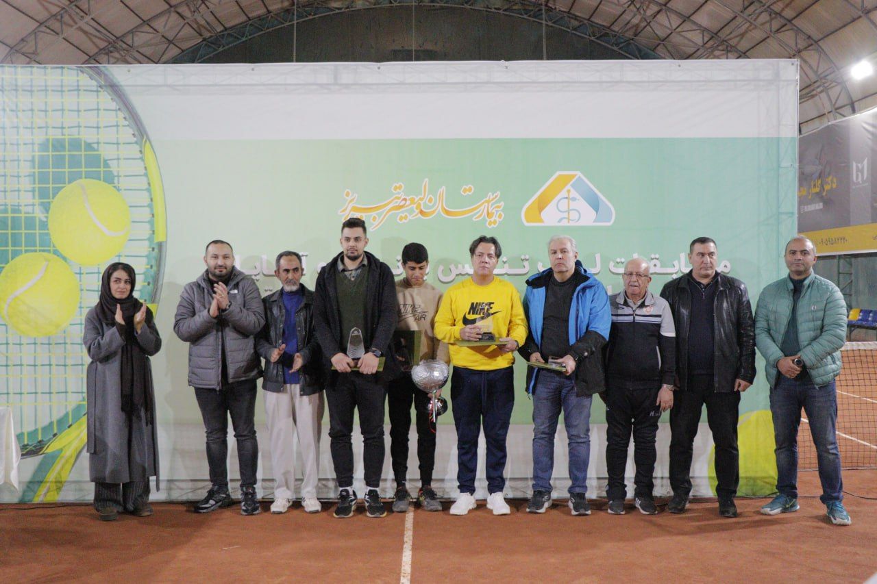 مقام های اول تا سوم لیگ برتر تنیس آذربایجان شرقی مشخص شد